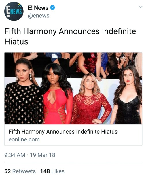 pocblog:  jamaican:   fifth harmony: * announces hiatus*everyone: