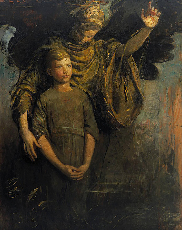 Abbott Handerson Thayer.Â Boy and Angel.