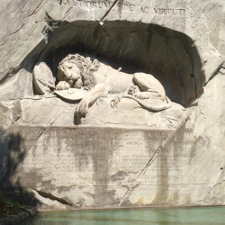 infected:  The Lion Monument, Switzerland