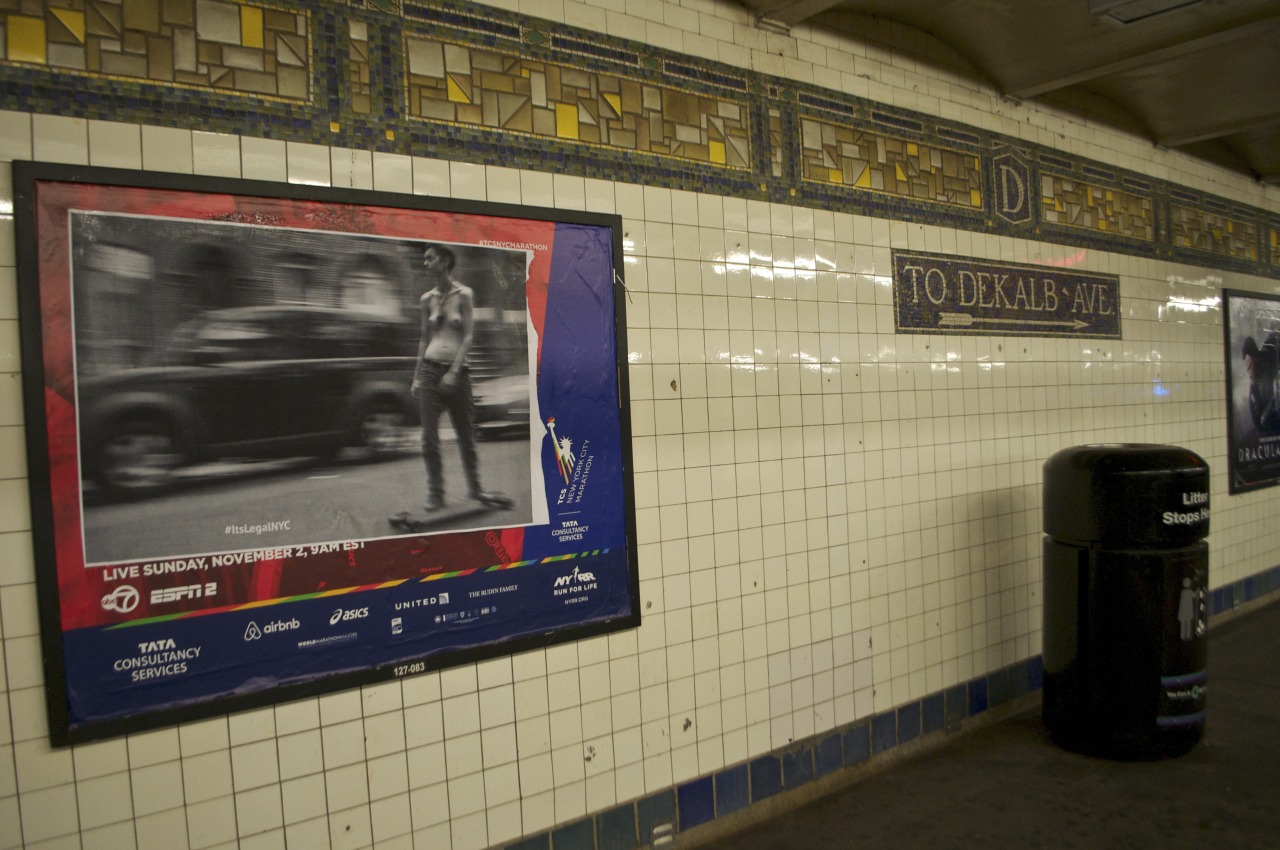 switchteams:  Another round of posts in the subway reminding the people of NYC and