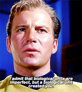 jeffreycombs:Captain James T. Kirk➜ Every Episode of Star Trek: The Original Series: The Changeling