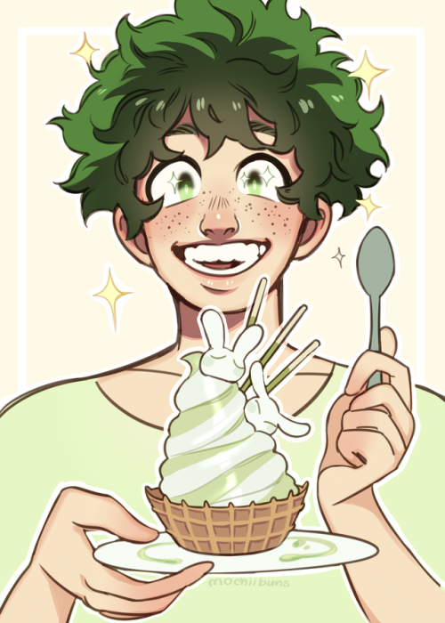 XXX mochiibu:  Sugar sweet Deku! a mini print photo