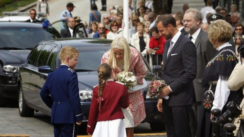 keepingupwiththeroyals:  Crown Prince Haakon and Crown Princess Mette Marit  attended the openi