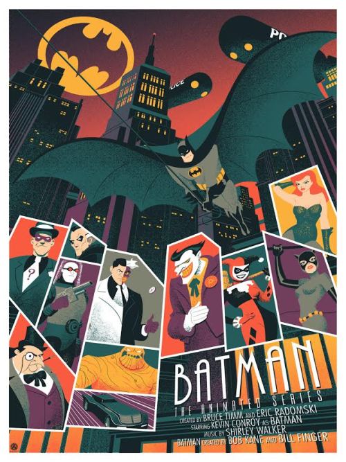 Great Batman The Animated Series artwork by Timothy Anderson