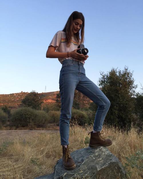 pr-incessdiana: Madonna with Child aka the Hasselblad (at Rainbow Pools, Yosemite, CA)