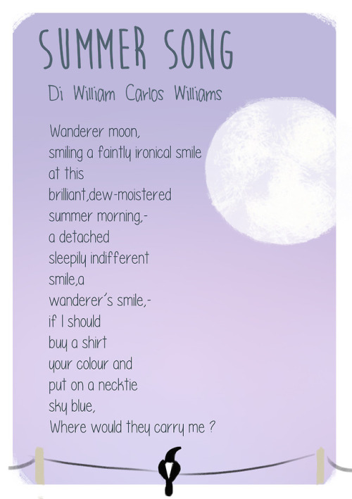 Entry for an ‘’Illustrating Poetry’’ contest : )I discovered William Carlos Williams thanks to Jim J