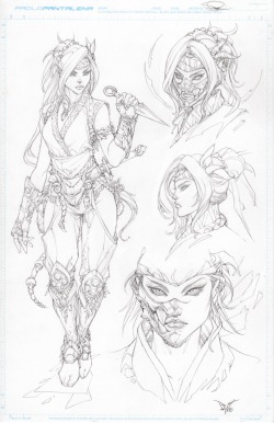 charactermodel: Oniba by Paolo Pantalena [ Aspen Comics ] via Paolo Pantalena Oniba Character Design Aspen, in Tatiana  Dykes’s **Paolo Pantalena Comic Art Gallery Room)  