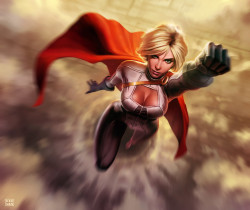 senseorsensuality: Power Girl by Dave Keenan