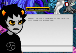 fishytheslap:  Karkat you cutie lemme hug