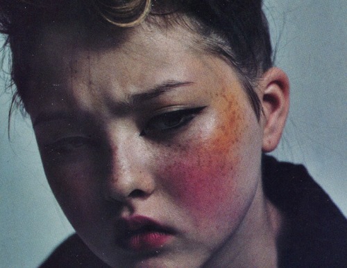 supermodelgif: &ldquo;turn the dark on&rdquo; devon aoki by mario sorrenti for the face, oct