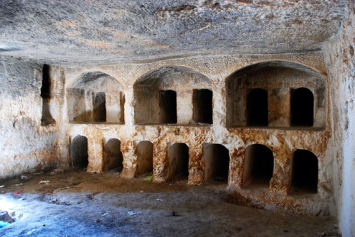 classicalmonuments:Tombs of the Sanhedrin Sanhedria, Jerusalem, Israel1st century CETombs of th