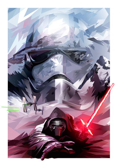 starwarscountdown:  Star Wars: The Force Awakens Tribute by Kate Jones 593 Days until Episode VIII 432 Days until Rogue One and… SIXTY EIGHT DAYS UNTIL THE FORCE AWAKENS 