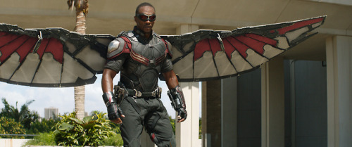 theotherlaser: Black History in Superheroes on Film and TV:Anthony Mackie as Sam Wilson/Falcon from 