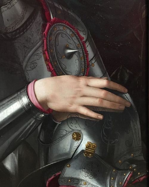 loumargi:Bronzino Agnolo di Cosimo ( November 17, 1503 – November 23, 1572) The hand of Cosimo I de’