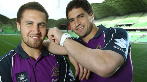 roscoe66: Brother’s Jesse and Kenneath Bromwich of the Melbourne Storm Jocks love playing arou