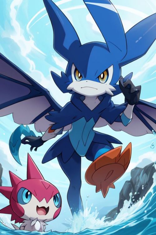Una Imagen De Los METEOHEROES X Pokmon De Pluvia Y Fulmen Aunque Sean Sus Hijos Hehe Saludos #meteoheroes