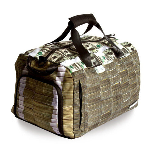 digitalramen:   Sprayground’s Money Stacks duffle bag lets you fake it till you make it.