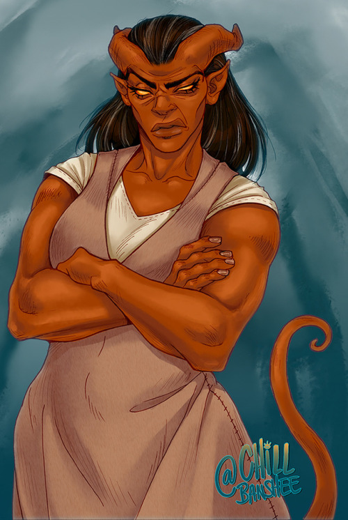 A friend commissioned me to draw her beefling, the &ldquo;mamma bear of the washcourt&rdquo;