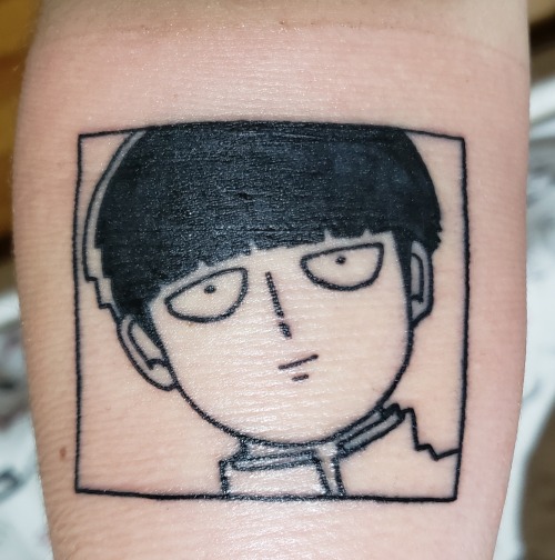 Tattoo Artist on Instagram  MOB PSYCHO 100  Representation of when you  get 100 on a test you didnt study for  For the dozen people who ask me  if Ive done a