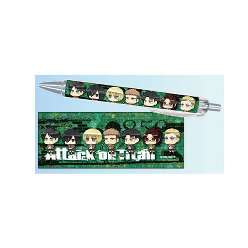 New chibi SnK merchandise: ballpoint pen & stationery!Featuring the Moblit, Nanaba, and Mike chibis previously introduced!