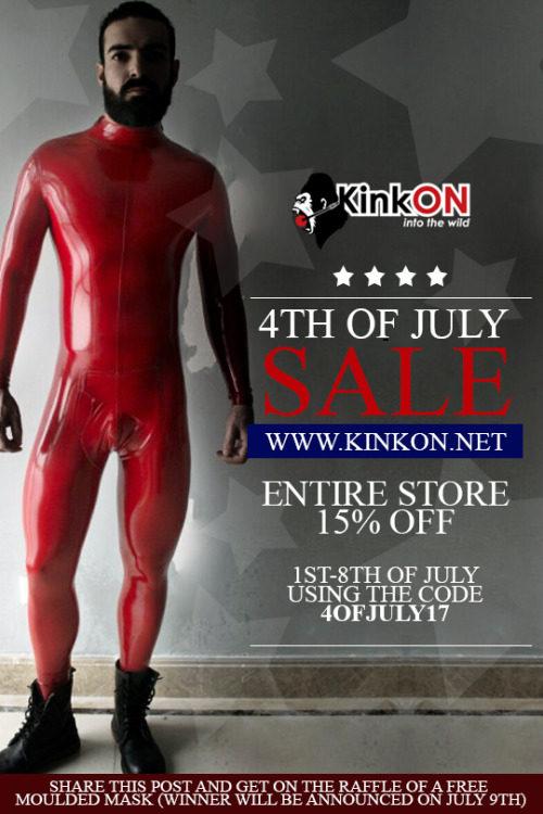 Porn Pics thekinkon:  Our yearly 4th of July sale starts