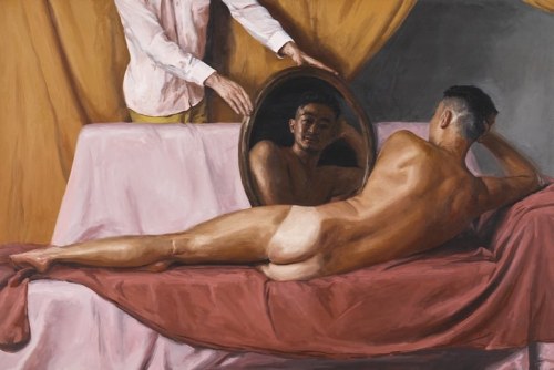 beyond-the-pale:Jordan Richardson  - Venus (Benjamin Law) Archibald Prize entry Art Gallery of NSW