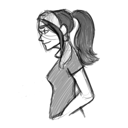 02.27.14: today we get a half-finished sketchy doodle of a random person because GUESS WHAT? my tabl