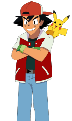 mezasepkmnmaster:  “This time, there’s no way we’ll lose!” An older Ash and Pikachu, ready to take on the world.  Let’s just hope they know what they’re getting themselves into! Credit for those pose goes to @rohanite. 