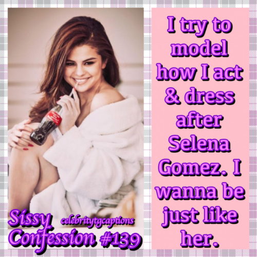 lexiewannabeacutegirl: celebritytgcaptions: Make your sissy confessions! Good choice!!!