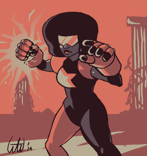 dictators-lament:  garnet!! She is my fav crystal gem, I used palette # 13