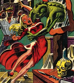mykillyvalentine:  Marvel Tales #104 (Dec. 1951)   Last time I buy a mirror from that Chinese man on the corner