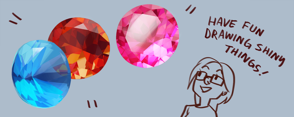 viivus:  I made a walkthrough of my process for drawing faceted stones! Judging by