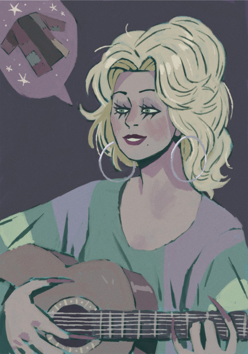 Here, have a Dolly Parton !(One of my friends’ suggestions for the 6 fanarts challenge)