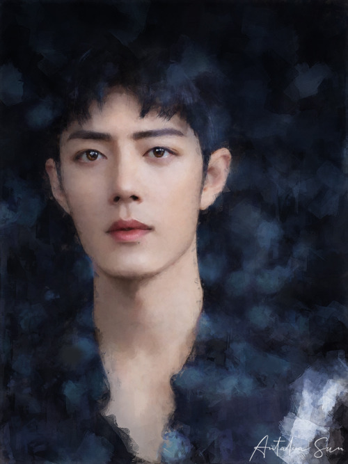  “Happy New Year" Digital Artwork of Xiao Zhan 