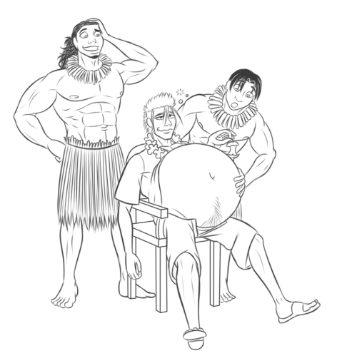 dumdumdrawstumtums: One aspect of gluttony that I think is fun is when someone eats so much that the