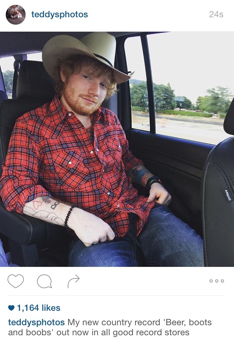 sheeran-usa:  The fact that the “stripped” version looks more innocent is what’s
