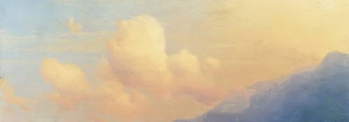 die-rosastrasse:Sky details in Ivan Aivazovsky’s paintings