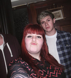 Niall with friends in Mullingar last week (x)