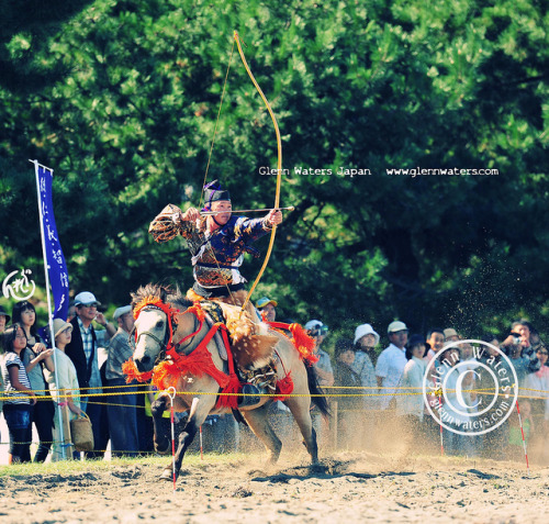 Yabusame tournament.