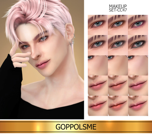 GPME-GOLD MAKEUP SET CC47Download at GOPPOLSME patreon ( No ad )Access to Exclusive GOPPOLSME Patreo