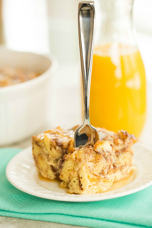 foodffs: Cinnamon Roll Bread Pudding Breakfast CasseroleReally nice recipes. Every hour.Show me what