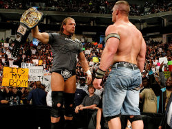 sassy-tripleh:  [ + Triple H vs. John Cena