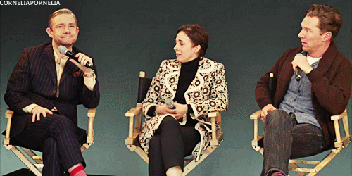 corneliapornelia:  Martin giving a very sweet answer to the question “what were your favourite memories filming series three?” 