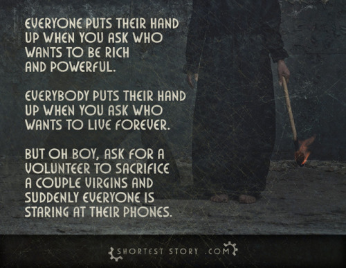 rockpapercynic:I’ve been posting weekly photo-fiction to my new tumblr, The Shortest Story, and I th