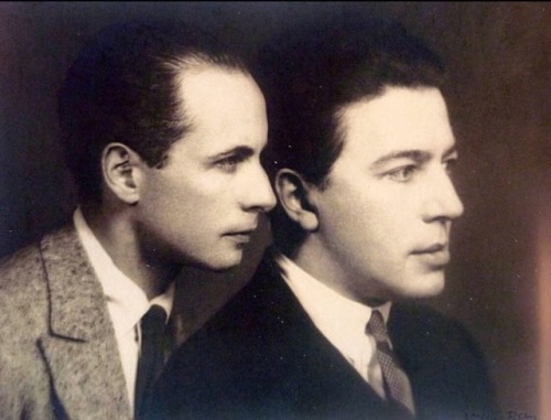 Man Ray (1890-1976)Louis Aragon and André Breton, circa 1924