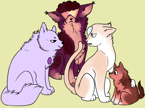 starfled:  stream stuff 1. Gem kitties ouo 2. Ruby redesign 3. Serpent thing 4. Spirited away 