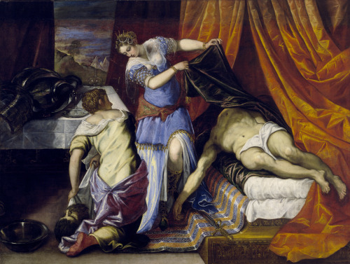 necspenecmetu:Jacopo Robusti (Il Tintoretto), Judith and Holofernes, 1577