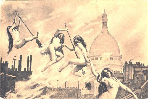 mistgates:  Sabbat in Paris circa 1905 photographer unidentified http://sexywitch.wordpress.com/2007/04/07/witches-sabbat-1905/ 