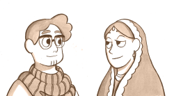 dailydawne: I had to draw Connie’s parents. For science. 