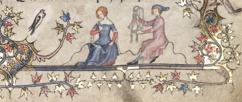 The Romance of Alexander. 14th century. MS Bodley 264 fol. 59r (bodley30.bodley.ox.ac.uk)A young l